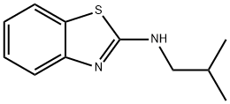 N-(2-メチルプロピル)-2-ベンゾチアゾールアミン 化学構造式