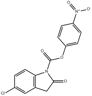 4-nitrophenyl (5-chloro-2,3-dihydro-
2-oxo-1H-indole-1-carboxylate)|