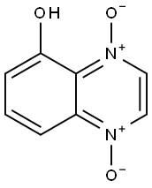 5-Quinoxalinol,  1,4-dioxide Struktur