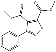 Dimethyl 3-phenylisothiazole-4,5-dicarboxylate Struktur