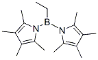 Ethylbis(2,3,4,5-tetramethyl-1H-pyrrol-1-yl)borane Structure