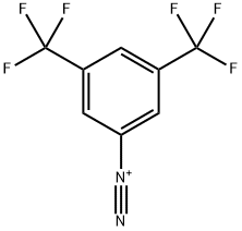 3,5-bis(trifluoromethyl)benzenediazonium Structure