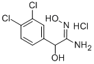 3,4-Dichloro-N,alpha-dihydroxybenzeneethanamidamide monohydrochloride Struktur
