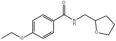 4-ethoxy-N-(tetrahydro-2-furanylmethyl)benzamide Struktur