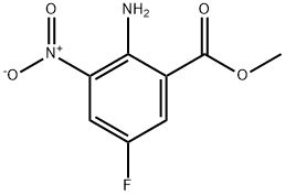 Methyl 2-amino-5-fluoro-3-nitrobenzoate Struktur
