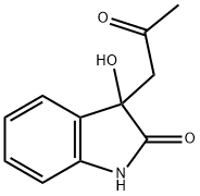 3-HYDROXY-3-ACETONYLOXINDOLE, 33417-17-3, 结构式