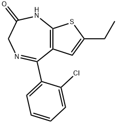 5-(2-Chlorophenyl)-7-ethyl-1,3-dihydro-2H-thieno[2,3-e]-1,4-diazepin-2-one|5-(2-氯苯基)-7-乙基-1,3-二氢-2H-噻吩并[2,3-E][1,4]二氮杂卓-2-酮