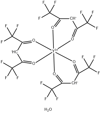 YTTRIUM(III) HEXAFLUOROACETYLACETONATE Struktur