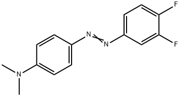 p-[(3,4-Difluorophenyl)azo]-N,N-dimethylaniline Structure