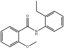 N-(2-乙基苯基)-2-甲氧基苯甲酰胺, 353783-56-9, 结构式
