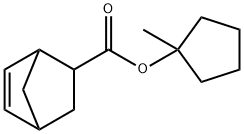 5-NORBORNENE-2-CARBOXYLIC 1'-METHYLCYCLOPENTYL ESTER|5-降冰片烯-2-羧酸(1'-甲基环戊基)酯
