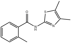 Benzamide, N-(4,5-dimethyl-2-thiazolyl)-2-methyl- (9CI) Struktur