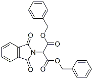(1,3-Dihydro-1,3-dioxo-2H-isoindol-2-yl)malonic acid dibenzyl ester Struktur