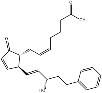17-PHENYL TRINOR PROSTAGLANDIN A2, 38315-51-4, 结构式
