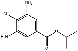 ISOPROPYL 3,5-DIAMINO-4-CHLOROBENZOATE Struktur
