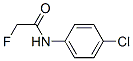 N-(4-クロロフェニル)-2-フルオロアセトアミド 化学構造式