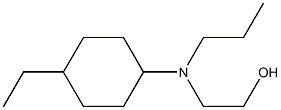 Ethanol, 2-[(4-ethylcyclohexyl)propylamino]- (9CI) Struktur