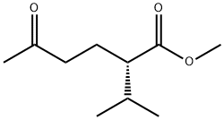 [S,(+)]-2-Isopropyl-5-oxohexanoic acid methyl ester Structure