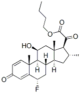 化合物 FLUOCORTIN BUTYL ESTER, 41767-29-7, 结构式