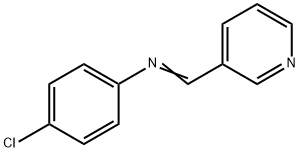 N-(4-Chlorophenyl)-3-pyridylmethyleneamine Struktur