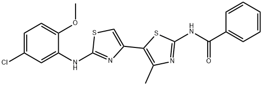 N-(2-[(5-CHLORO-2-METHOXYPHENYL)AMINO]-4'-METHYL-4,5'-BI-1,3-THIAZOL-2'-YL)BENZAMIDE|CORRECTOR C4