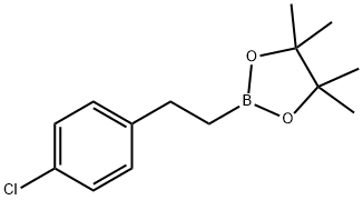 2-(4-氯苯基)乙基硼酸频哪醇酯, 444094-88-6, 结构式