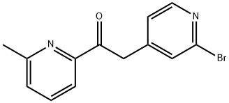 2-(2-BROMOPYRIDIN-4-YL)-1-(6-METHYLPYRIDIN-2-YL)ETHANONE|2-(2-溴-4-吡啶)-1-(6-甲基-2-吡啶)乙酮