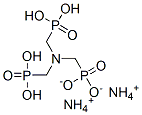 diammonium tetrahydrogen [nitrilotris(methylene)]trisphosphonate Struktur