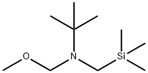 N-(Methoxymethyl)-2-methyl-N-[(trimethylsilyl)-methyl]-2-propanamine Struktur