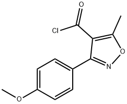 3-(4-METHOXYPHENYL)-5-METHYL-4-ISOXAZOLECARBONYL CHLORIDE|3-(4-甲氧基苯基)-5-甲基-4-异恶唑羰酰氯