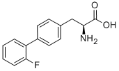 L-2-AMINO-3-(2'-FLUORO-BIPHENYL-4-YL)-PROPIONIC ACID Struktur