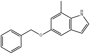 5-Benzyloxy-7-methylindole Structure