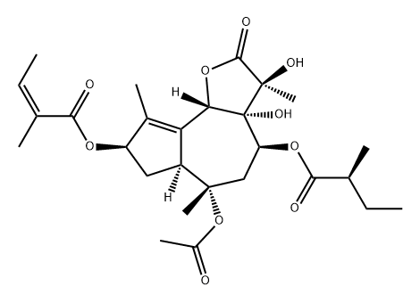 化合物 TRILOBOLIDE, 50657-07-3, 结构式
