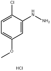 (2-Chloro-5-methoxyphenyl)hydrazine hydrochloride Struktur
