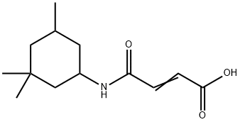 4-OXO-4-[(3,3,5-TRIMETHYLCYCLOHEXYL)AMINO]BUT-2-ENOIC ACID Structure