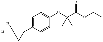 ethyl 2-[4-(2,2-dichlorocyclopropyl)phenoxy]-2-methylpropionate|ethyl 2-[4-(2,2-dichlorocyclopropyl)phenoxy]-2-methylpropionate