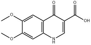 6,7-DIMETHOXY-4-OXO-1,4-DIHYDRO-QUINOLINE-3-CARBOXYLIC ACID Structure