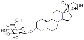 17,21-dihydroxy-20-oxo-5β-pregnan-3α-yl β-D-Glucopyranosiduronic Acid|17,21-dihydroxy-20-oxo-5β-pregnan-3α-yl β-D-Glucopyranosiduronic Acid