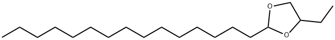 4-Ethyl-2-pentadecyl-1,3-dioxolane Struktur
