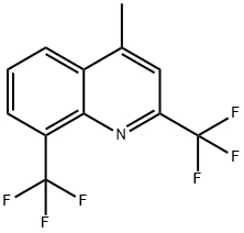 2,8-双(三氟甲基)-4-甲基喹啉, 57124-23-9, 结构式
