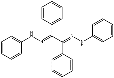 N-[[1,2-diphenyl-2-(phenylhydrazinylidene)ethylidene]amino]aniline Struktur