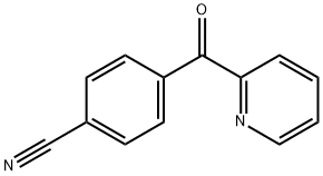 2-(4-氰基苯甲酰基)吡啶, 57954-94-6, 结构式