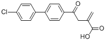 2-[2-(4'-CHLORO-BIPHENYL-4-YL)-2-OXO-ETHYL]ACRYLIC ACID Struktur