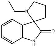1'-Ethylspiro[indoline-3,2'-pyrrolidin]-2-one Struktur