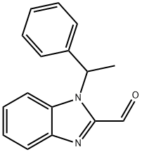 1-(1-PHENYL-ETHYL)-1H-BENZOIMIDAZOLE-2-CARBALDEHYDE|1-(1-苯基)-1H-苯并咪唑-2-碳醛