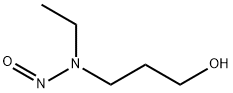 N-ethyl-N-(3-hydroxypropyl)nitrosamine Structure