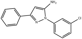 1-(3-Chlorophenyl)-3-phenyl-1H-pyrazol-5-ylamine price.
