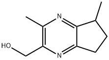 5H-Cyclopentapyrazine-2-methanol,6,7-dihydro-3,5-dimethyl-(9CI) Struktur