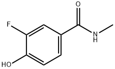 Benzamide,  3-fluoro-4-hydroxy-N-methyl- Struktur