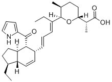 抗生物質X-14547A 化学構造式